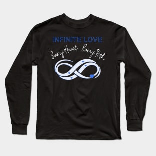 Autism Awareness Infinity Graphic Long Sleeve T-Shirt